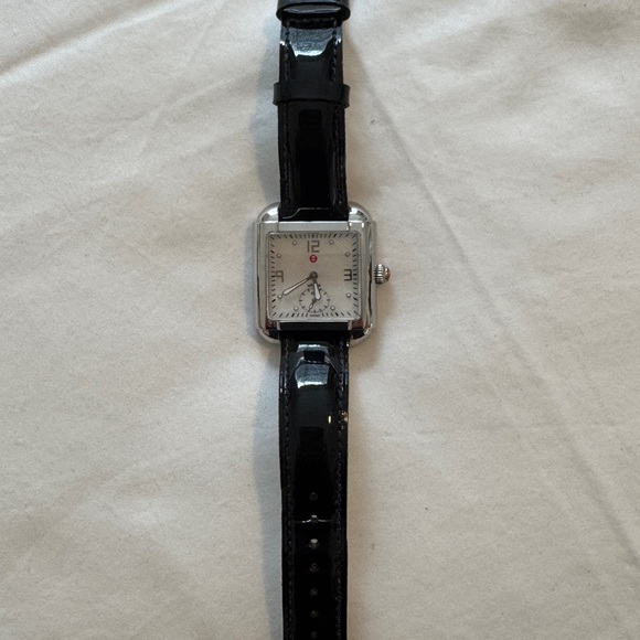 Michele Silver and Black Women's Watch - Picture 3 of 4